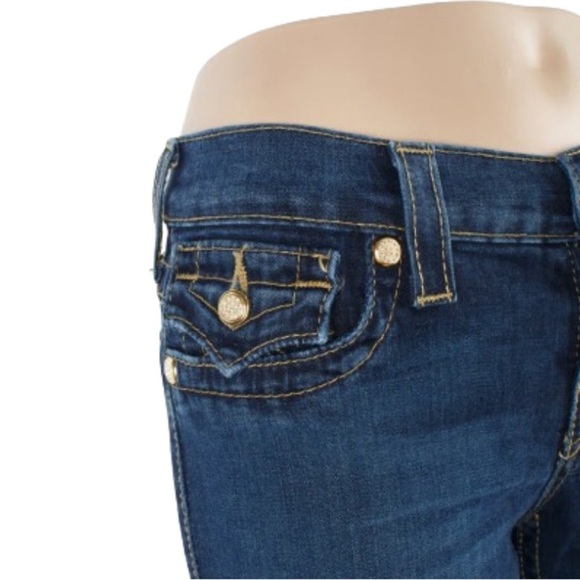 True Religion Misty Skinny Woman's Denim Jeans Flap Pocket USA Size 27 - Picture 3 of 9